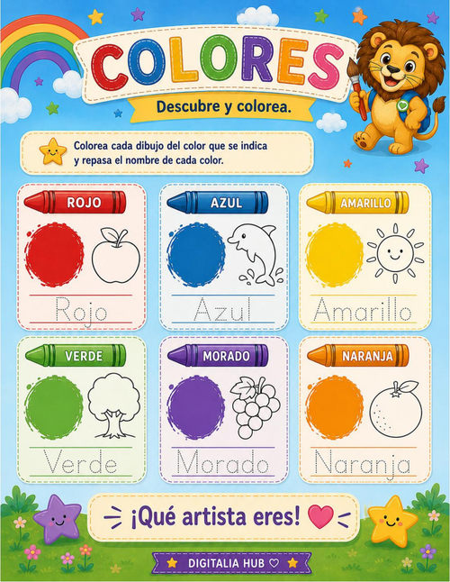 “Pequeños Genios Vol. 1 – Libro de Actividades Imprimible para Niños”